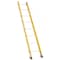 Bauer Ladder Straight Ladder, Fiberglass, 300 lb Load Capacity 33008 - alternate 1